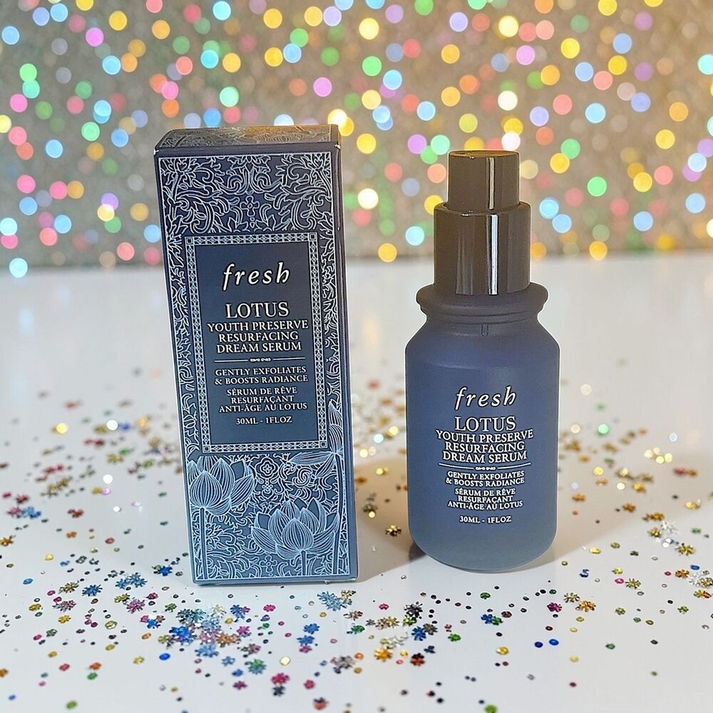 FRESH Lotus Youth Preserve Resurfacing Dream Serum New In Box 30 ml 1 fl oz